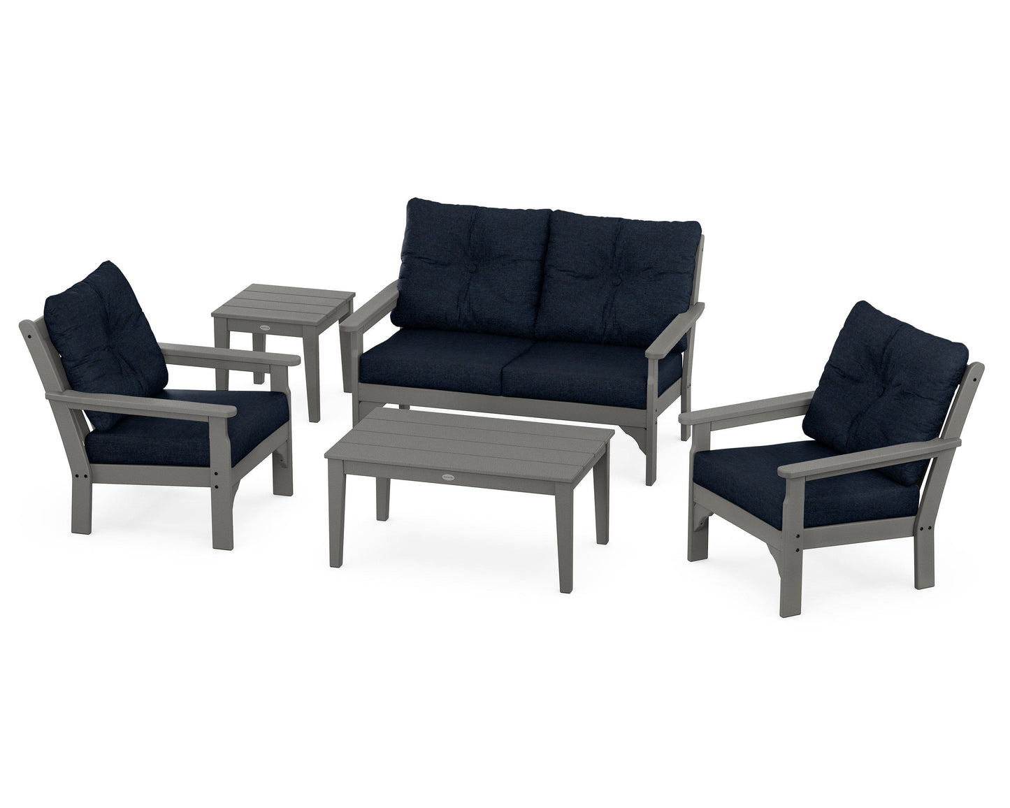 Vineyard 5-Piece Deep Seating Set