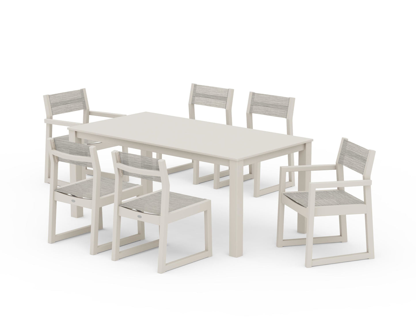 EDGE Sling 7-Piece Parsons Dining Set