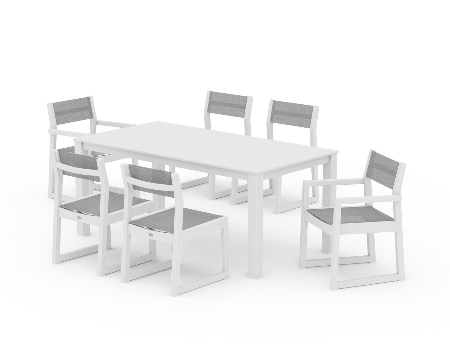 EDGE Sling 7-Piece Parsons Dining Set