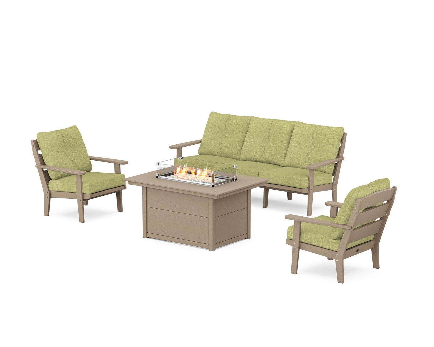 Lakeside Deep Seating Fire Pit Table Set
