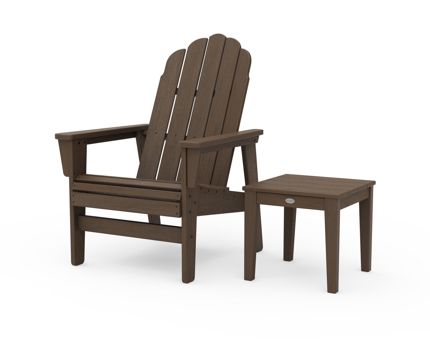 Vineyard Grand Upright Adirondack Chair with Side Table