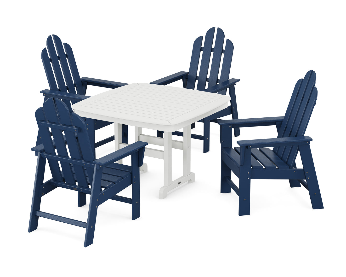 Long Island 5-Piece Dining Set with Trestle Legs