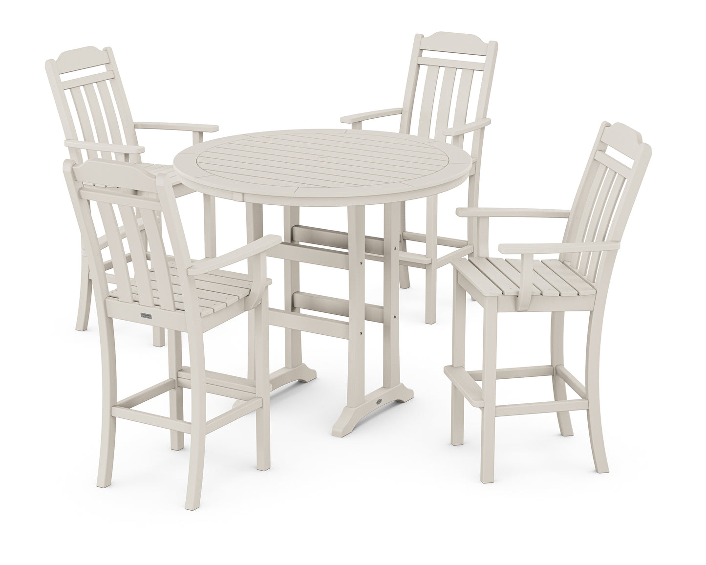 Cottage 5-Piece Round Bar Set