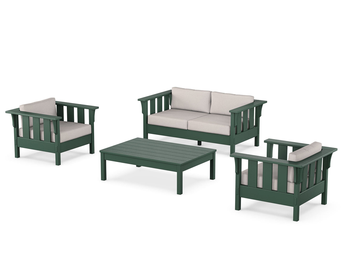 Acadia 4-Piece Deep Seating Set with Loveseat