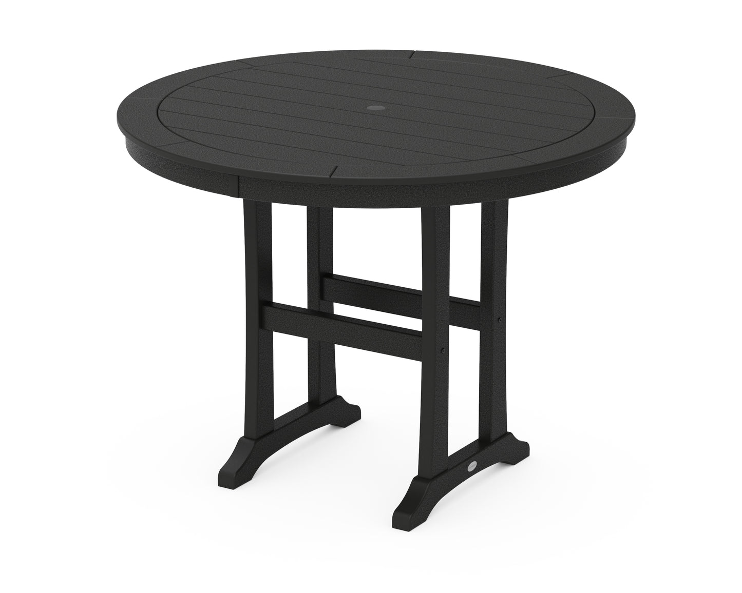 Nautical Trestle 48" Round Counter Table