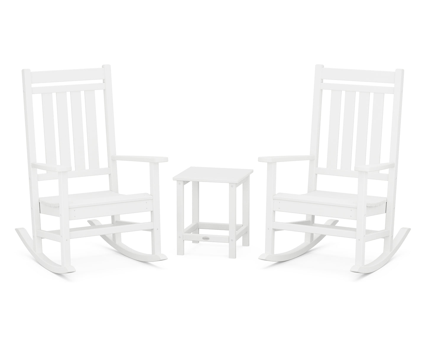 Estate 3-Piece Rocking Chair Set with Long Island 18" Side Table