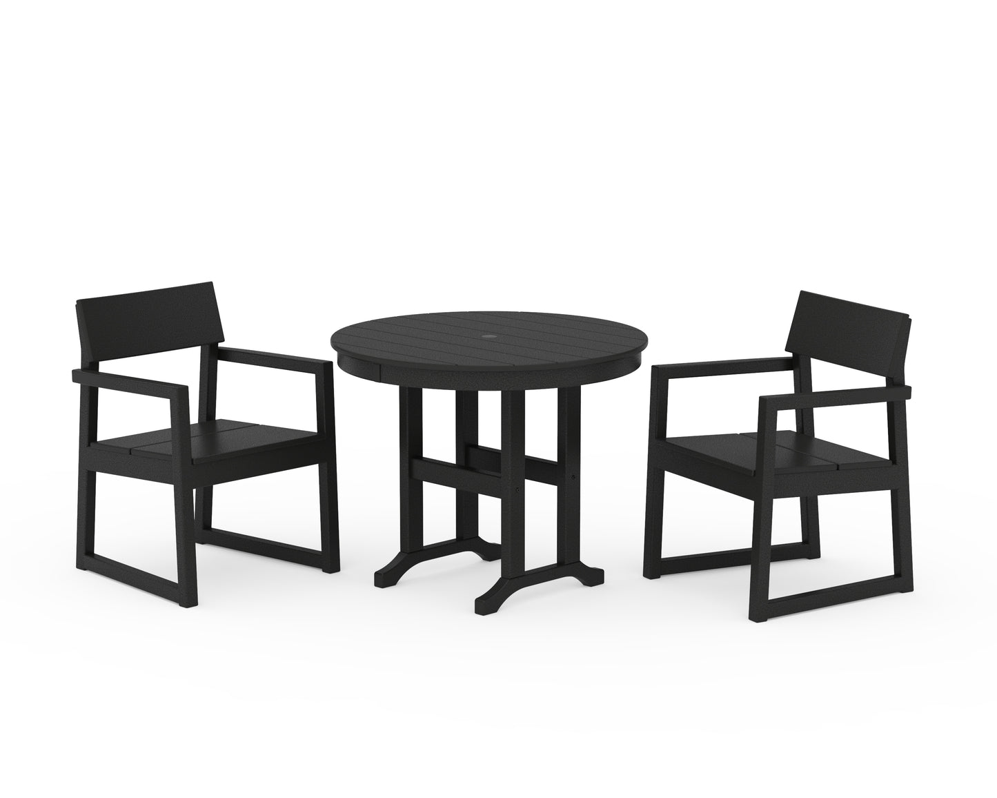 EDGE 3-Piece Round Dining Set
