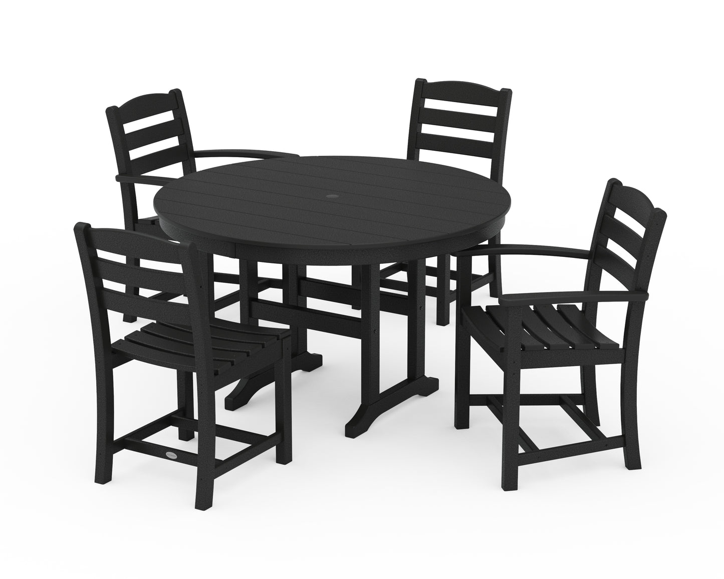La Casa CafÃ© 5-Piece Round Farmhouse Dining Set