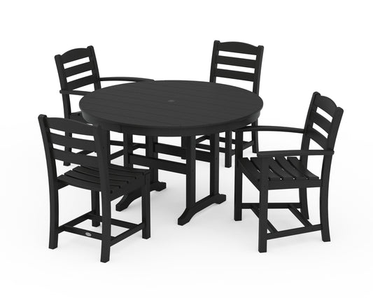 La Casa CafÃ© 5-Piece Round Farmhouse Dining Set