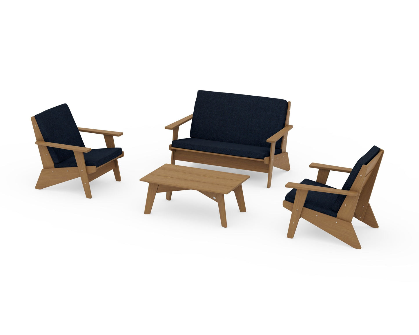 Riviera Modern Lounge 4-Piece Set