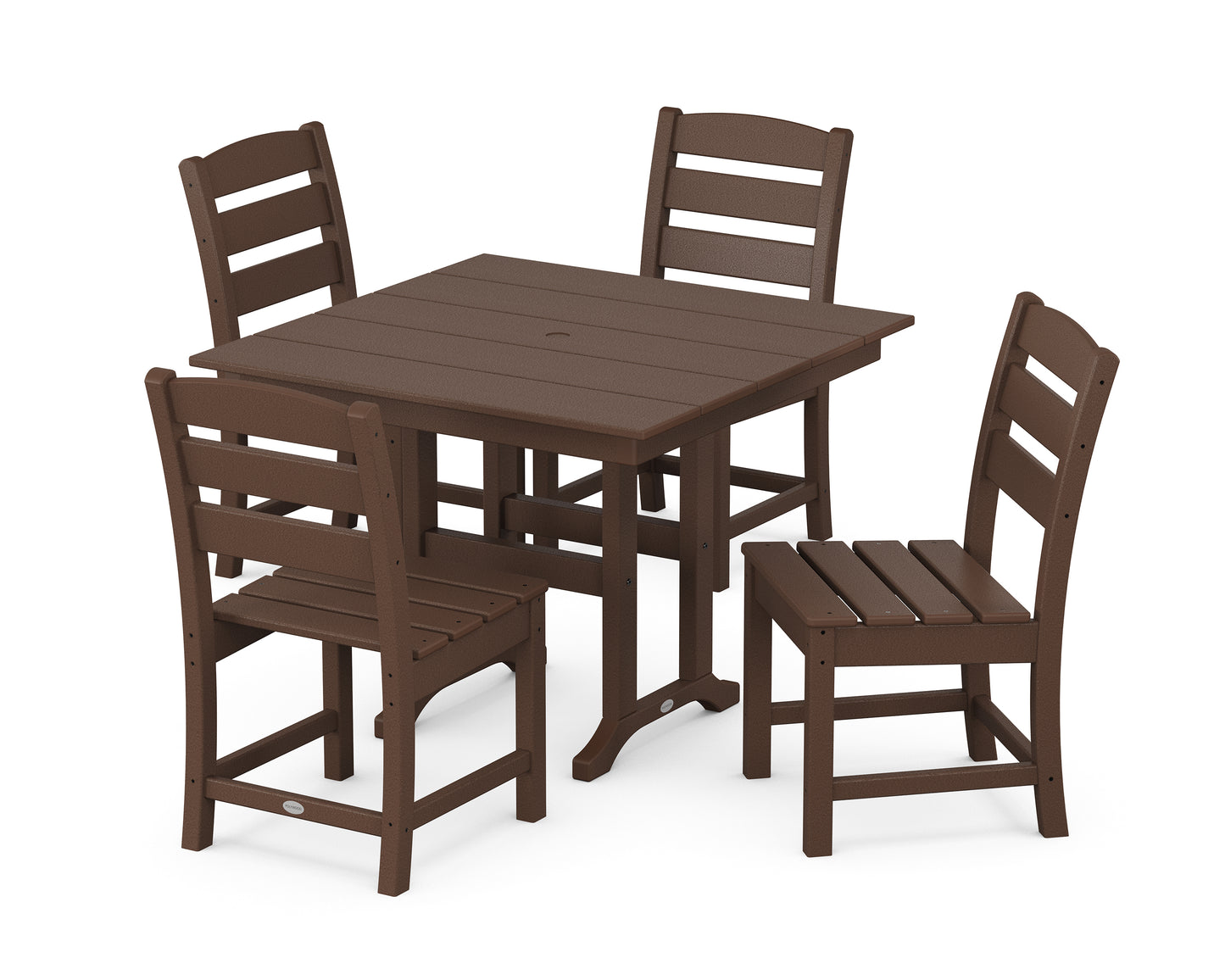 Lakeside Side Chair 5-Piece Farmhouse Dining Set