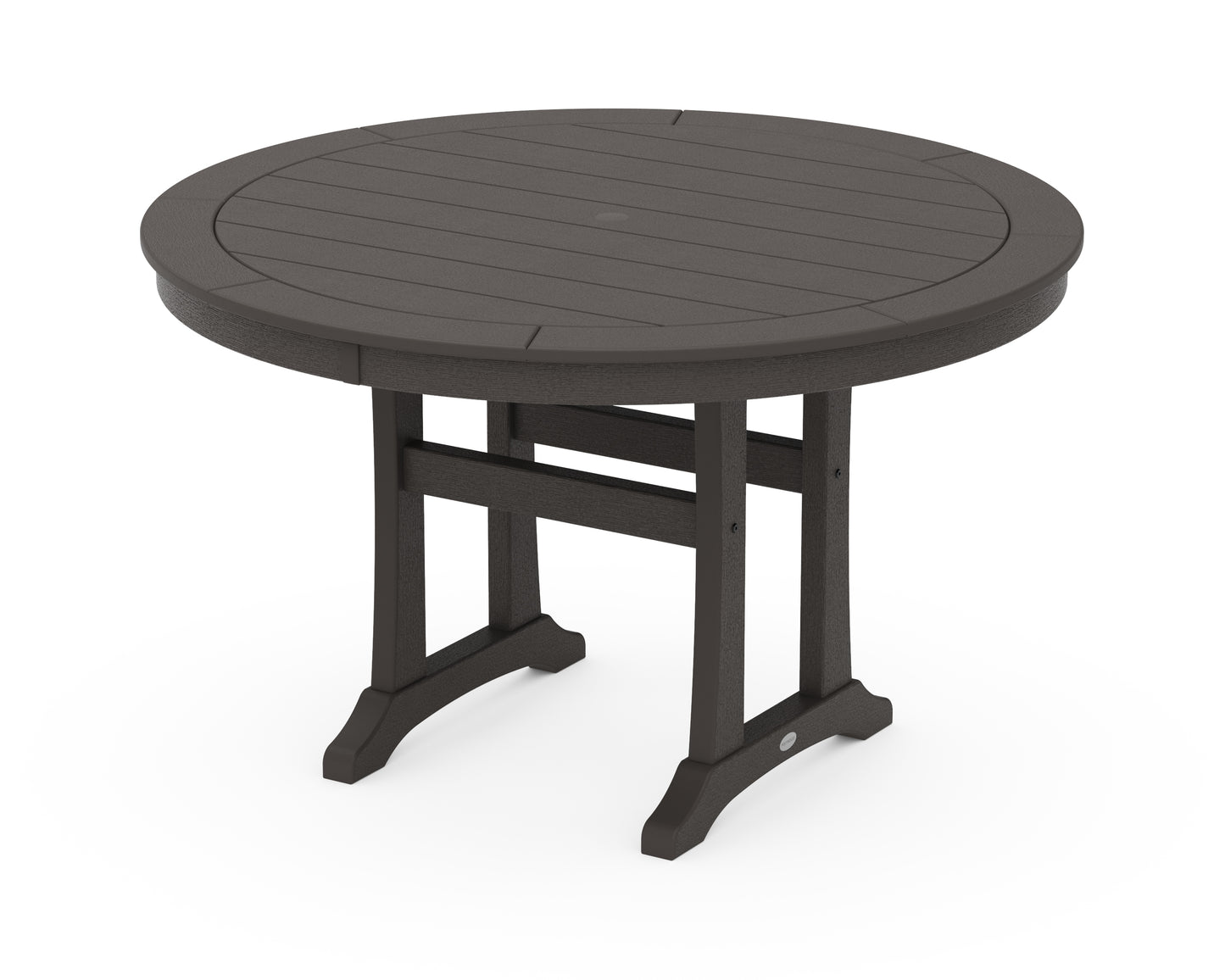 Nautical Trestle 48" Round Dining Table