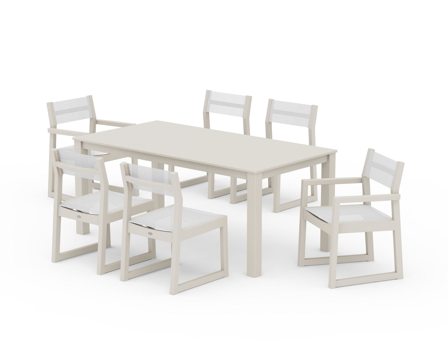 EDGE Sling 7-Piece Parsons Dining Set