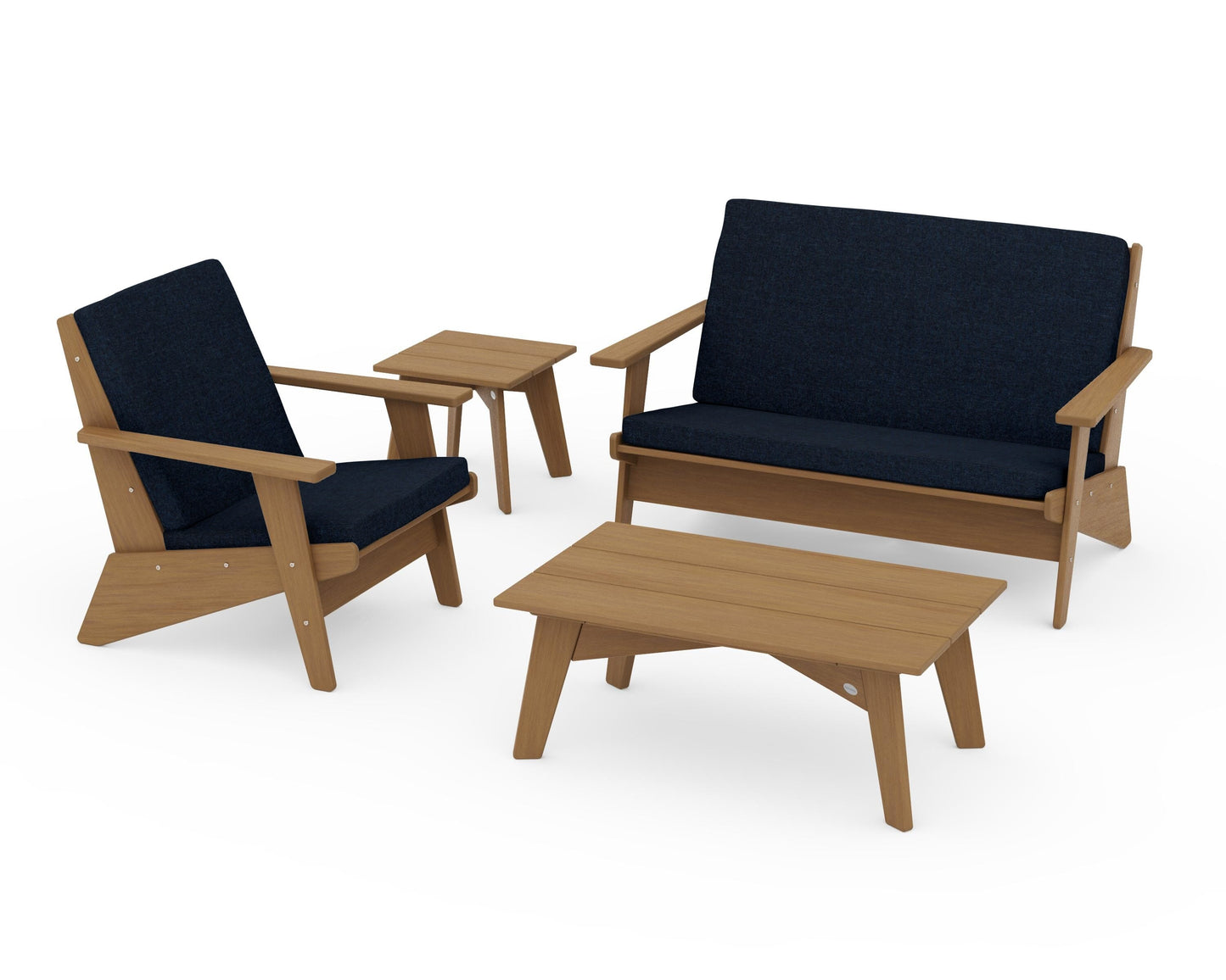 Riviera Modern Lounge 4-Piece Set