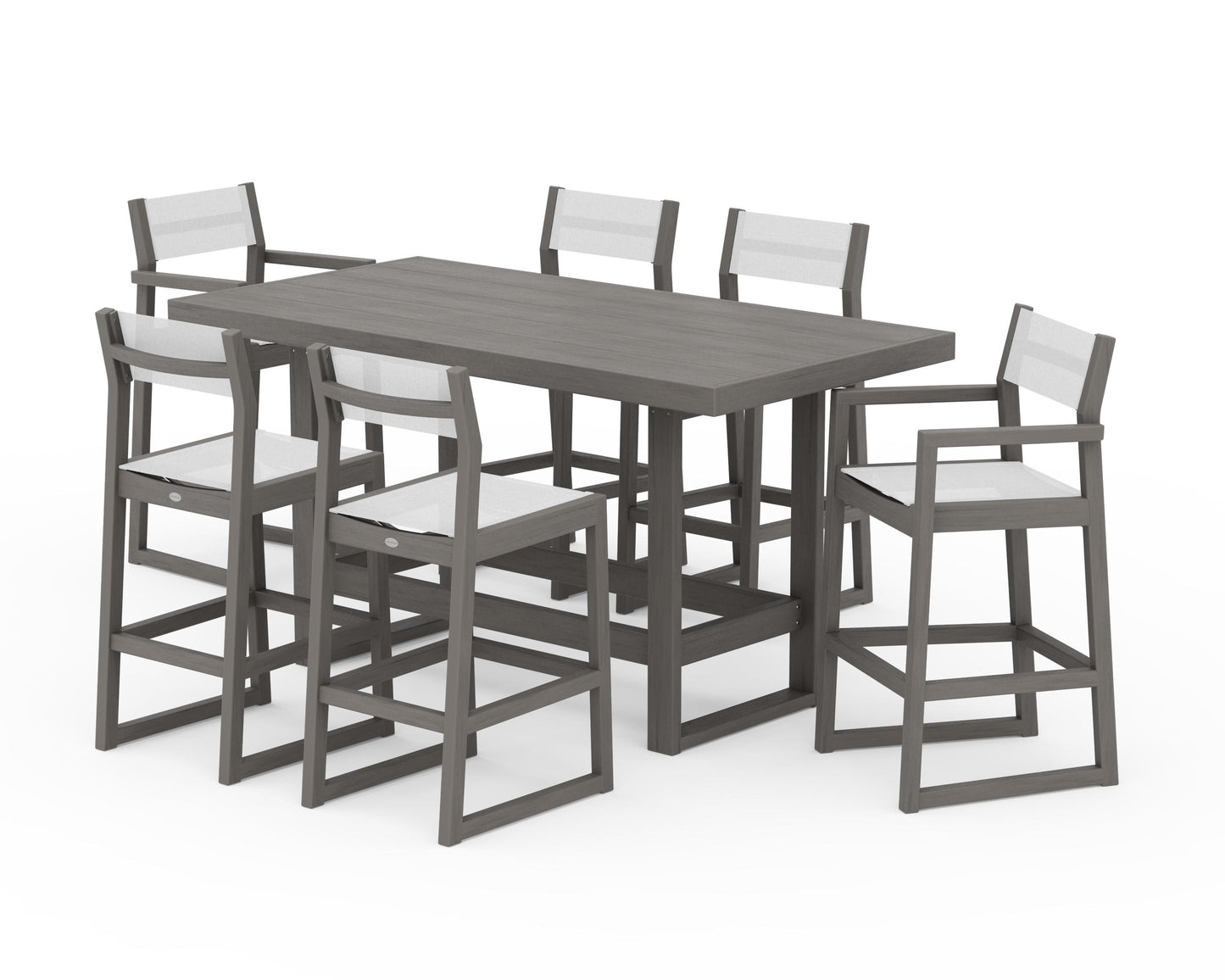 EDGE Sling 7-Piece Bar Table Set