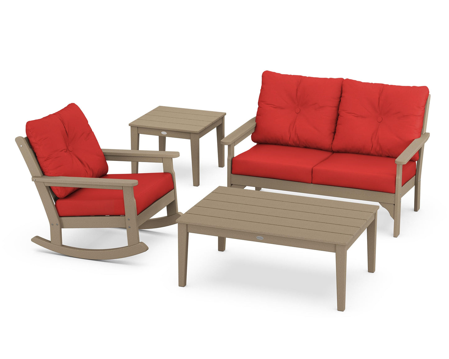 Vineyard 4-Piece Deep Seating Rocker Set