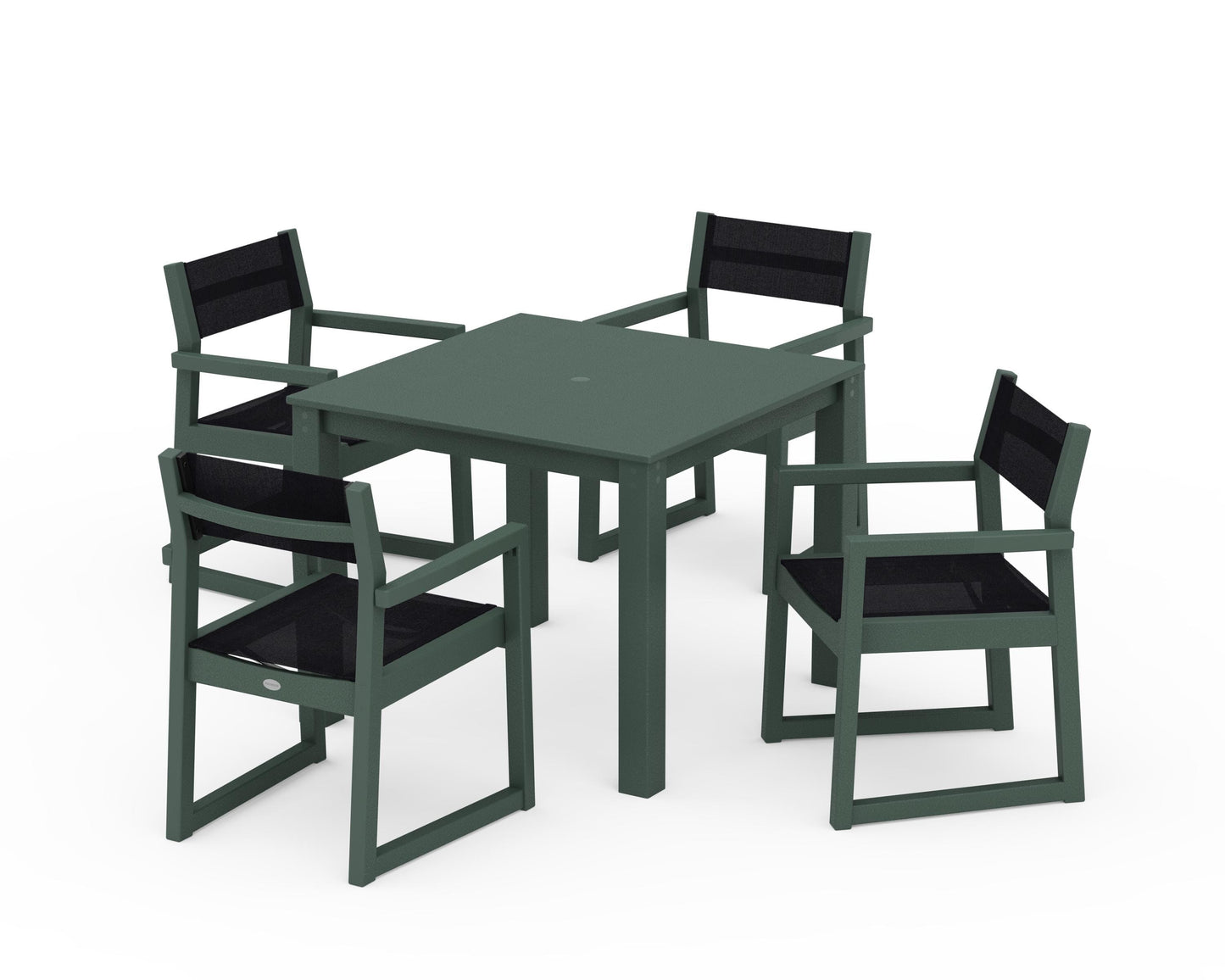 EDGE Sling Arm Chair 5-Piece Parsons Dining Set