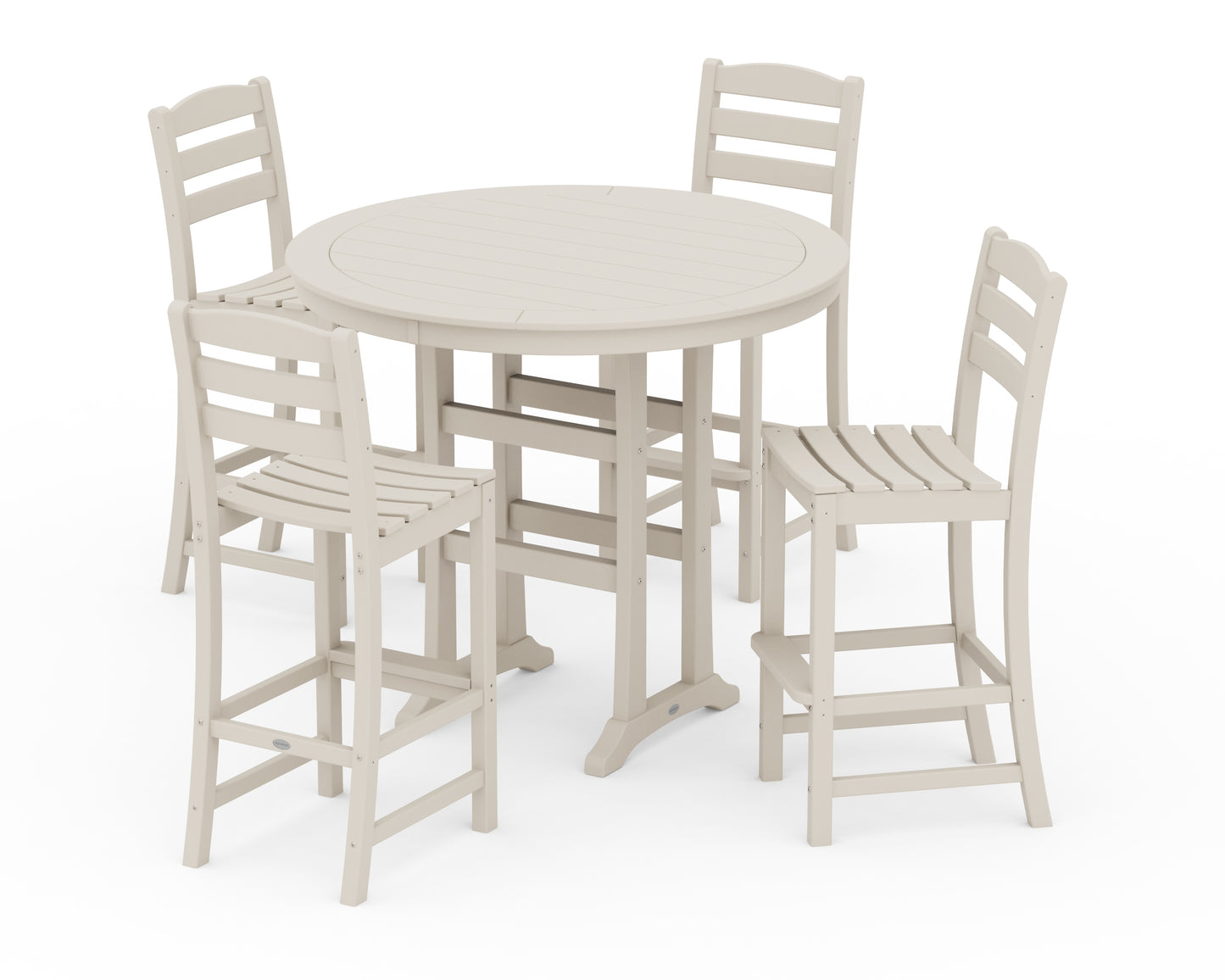 La Casa CafÃ© 5-Piece Side Chair Bar Dining Set