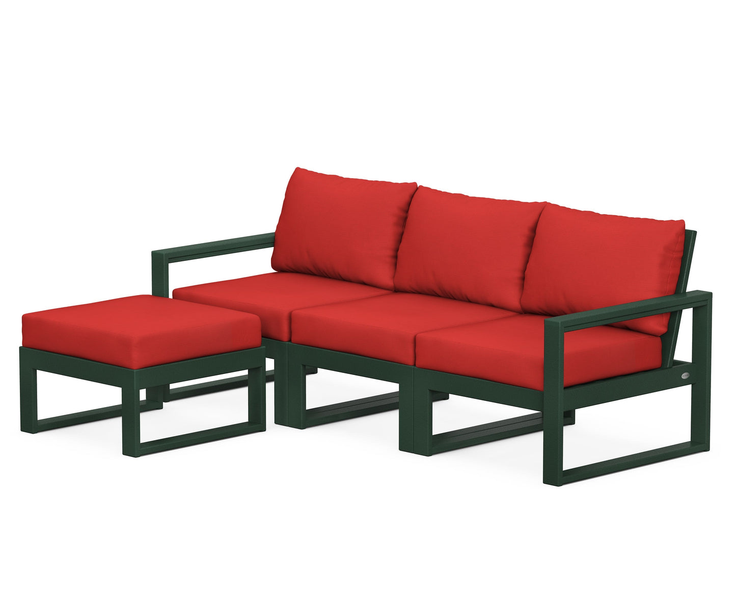 EDGE 4-Piece Modular Deep Seating Set with Ottoman