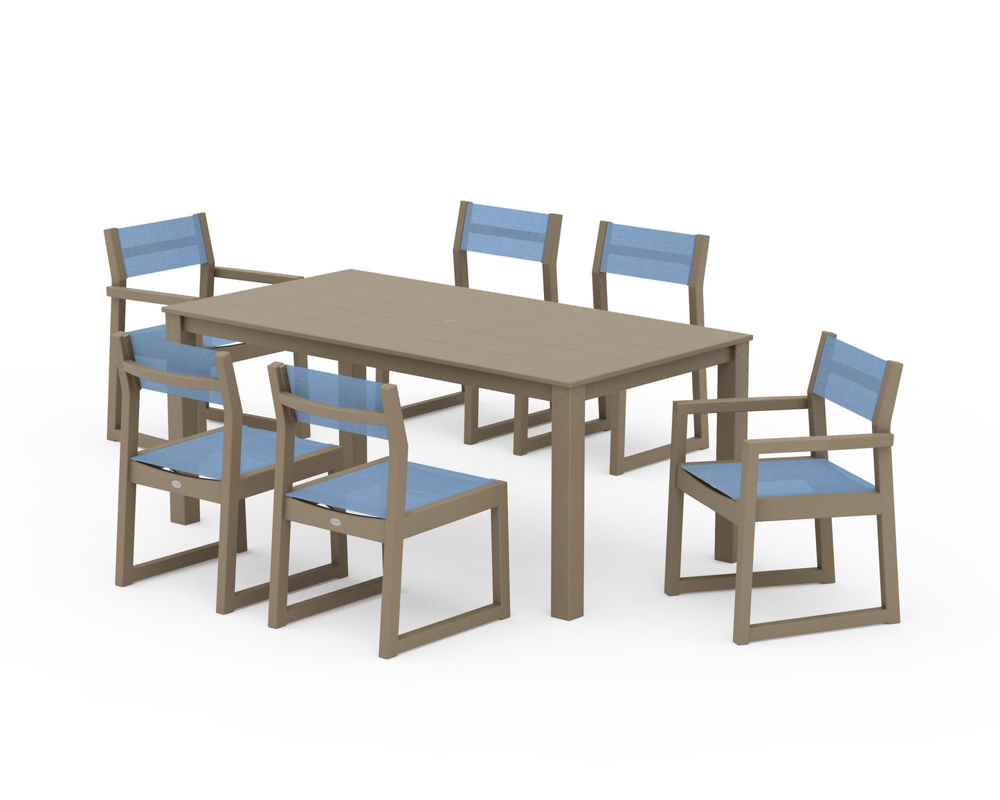 EDGE Sling 7-Piece Parsons Dining Set