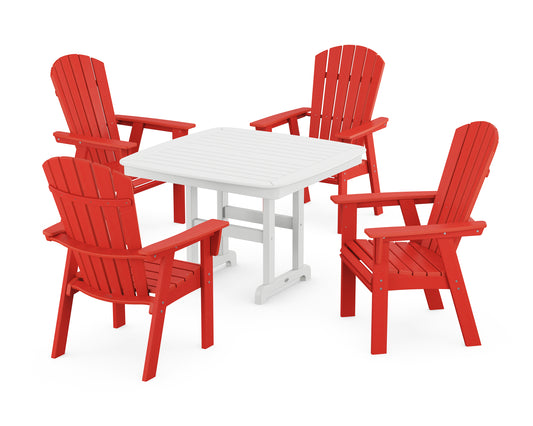 Nautical Curveback Adirondack 5-Piece Dining Set
