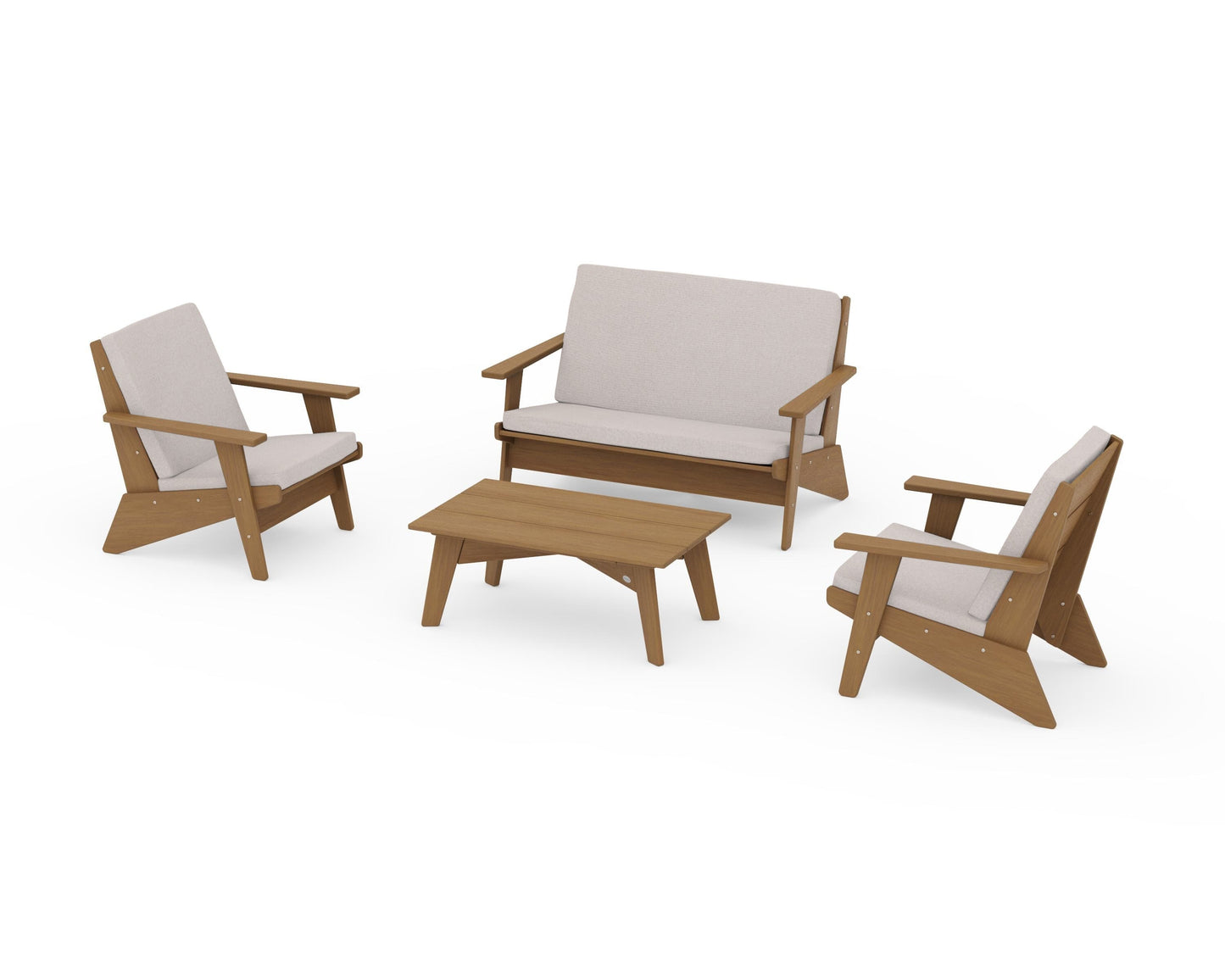 Riviera Modern Lounge 4-Piece Set
