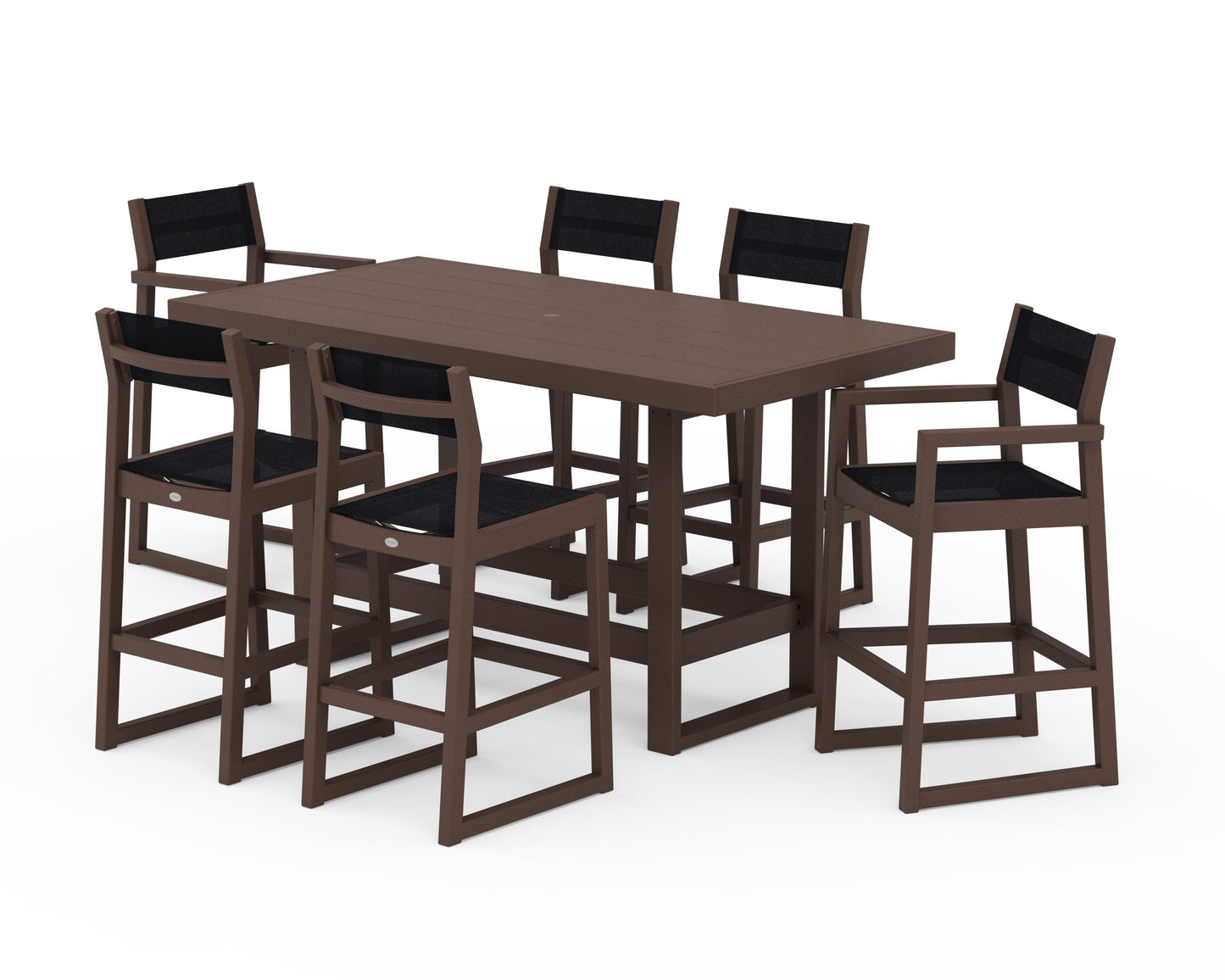 EDGE Sling 7-Piece Bar Table Set