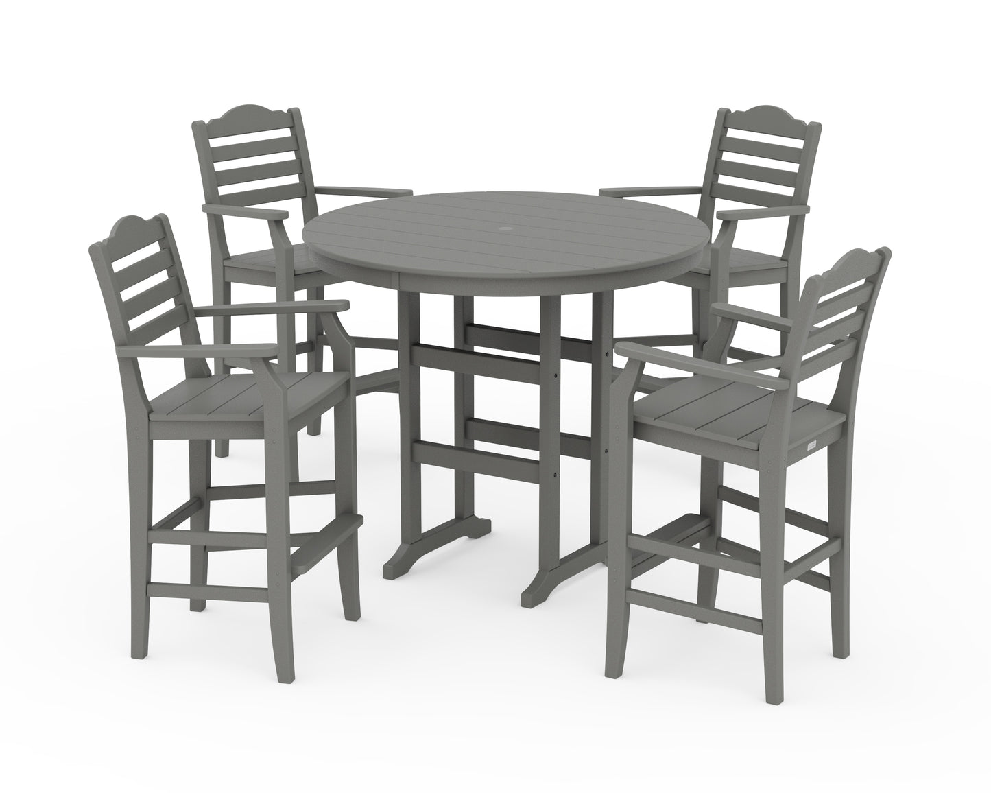 Savannah 5-Piece Round Farmhouse Bar Set