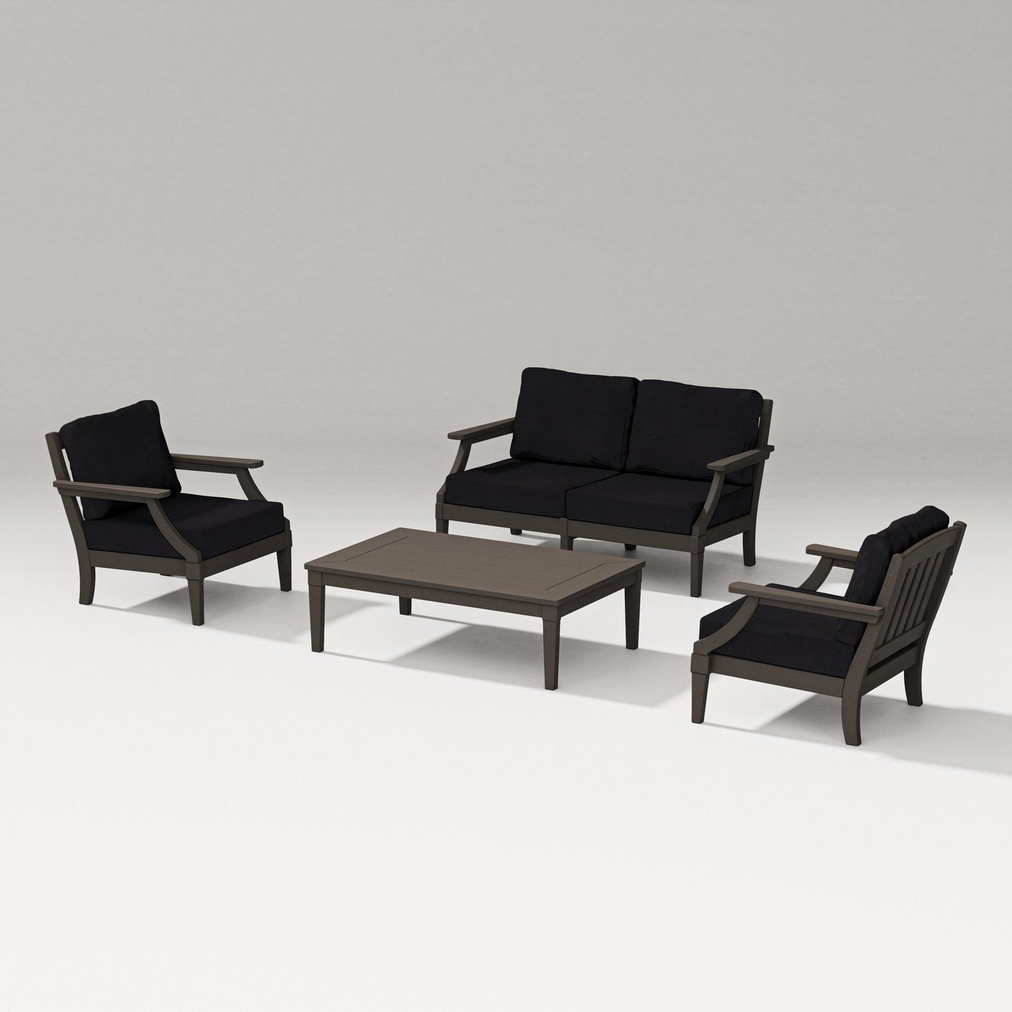 Estate Lounge 4-Piece Loveseat Set