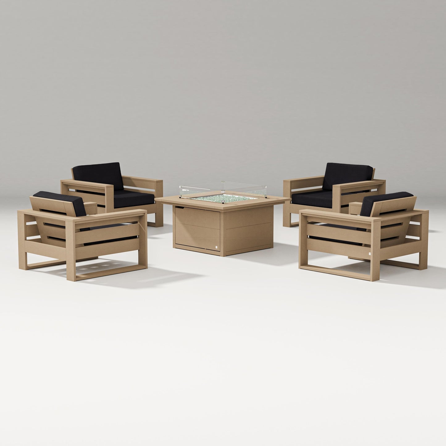 Latitude 5-Piece Lounge Fire Table Set