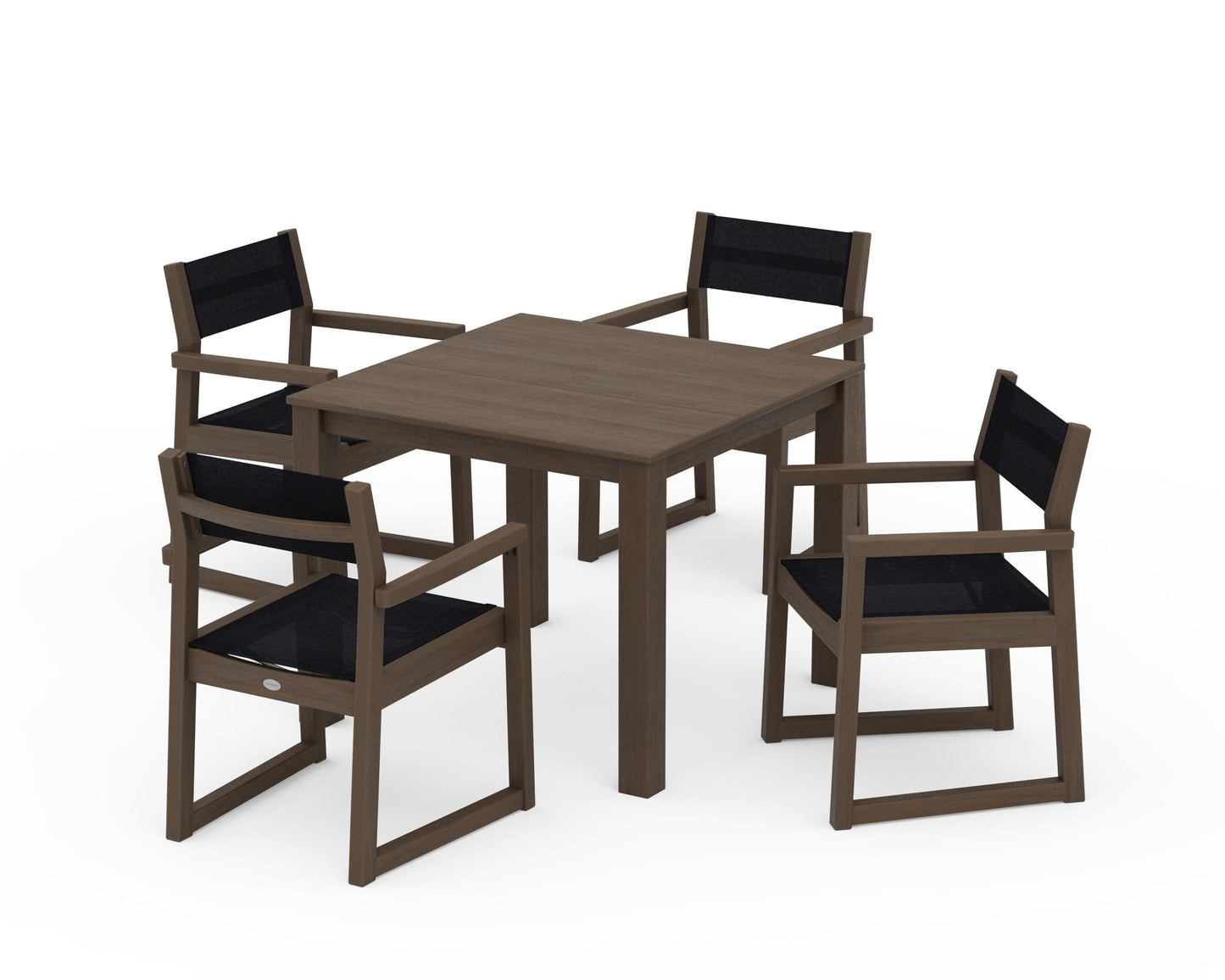 EDGE Sling Arm Chair 5-Piece Parsons Dining Set