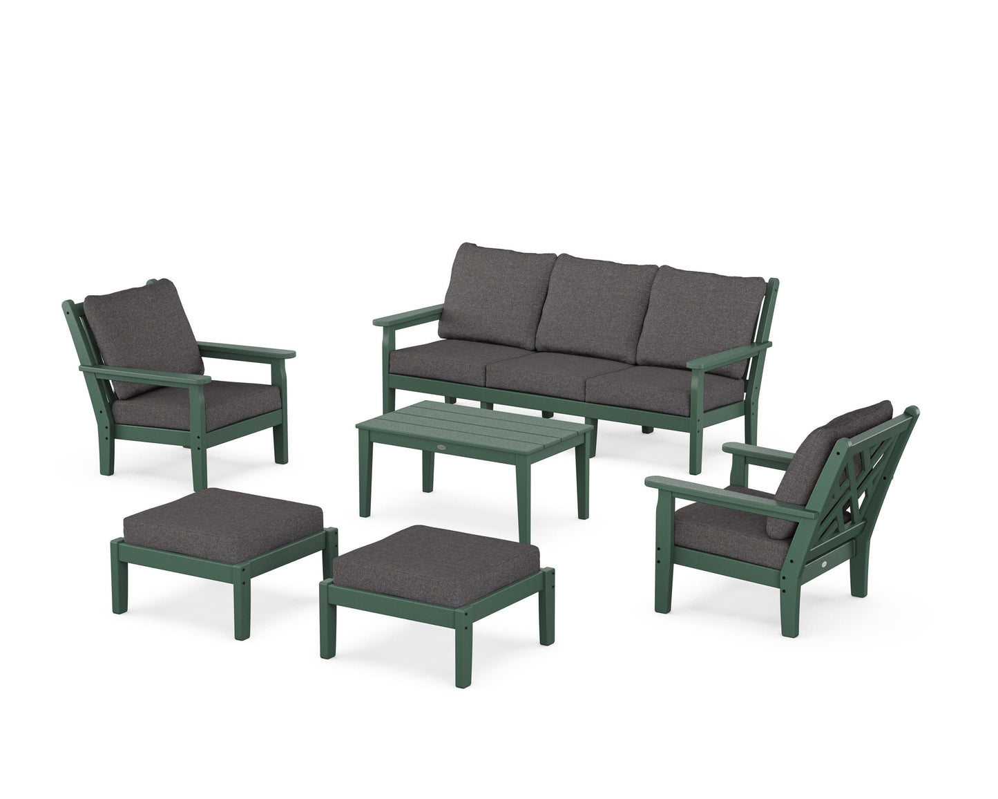 Chippendale 6-Piece Lounge Sofa Set