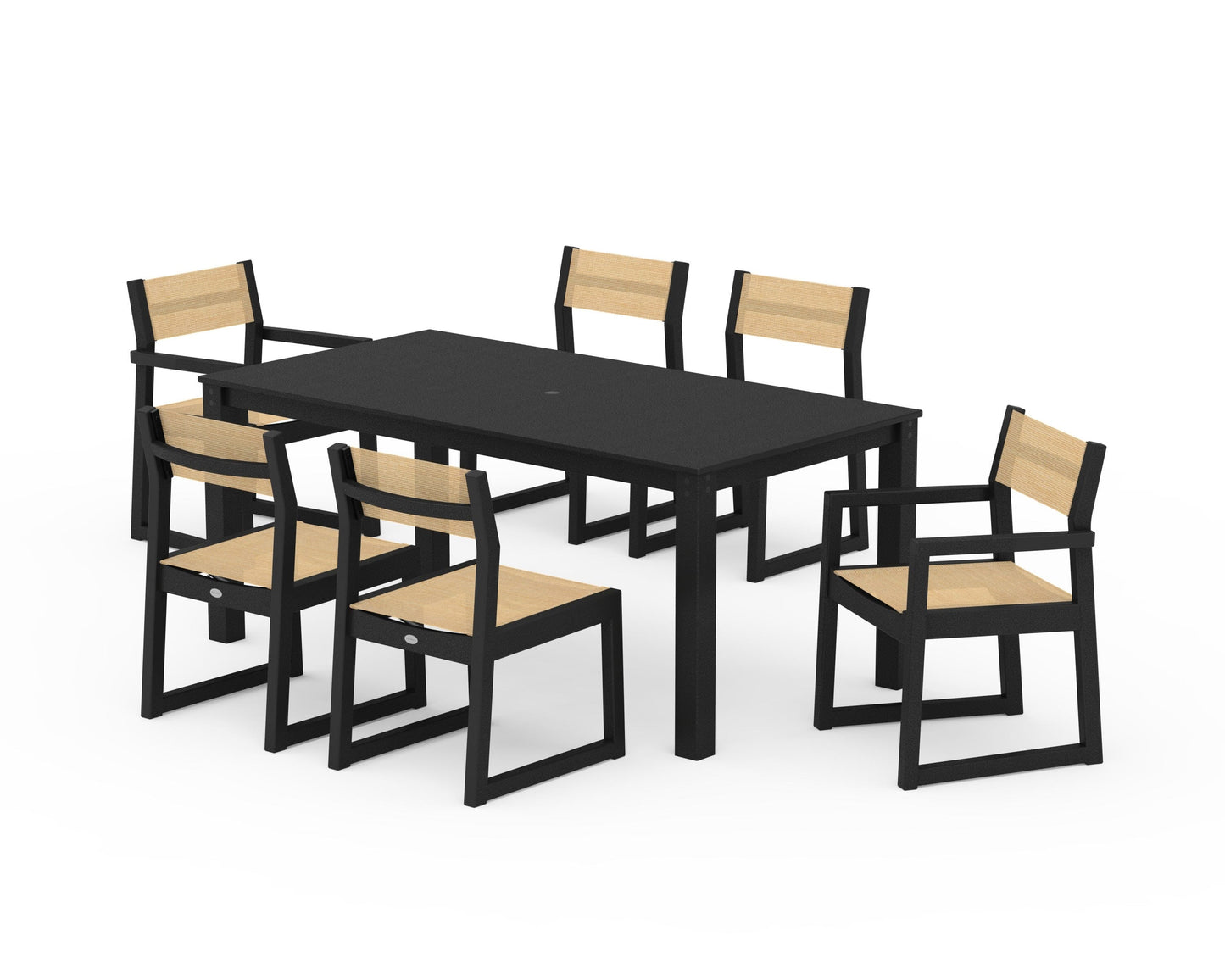 EDGE Sling 7-Piece Parsons Dining Set