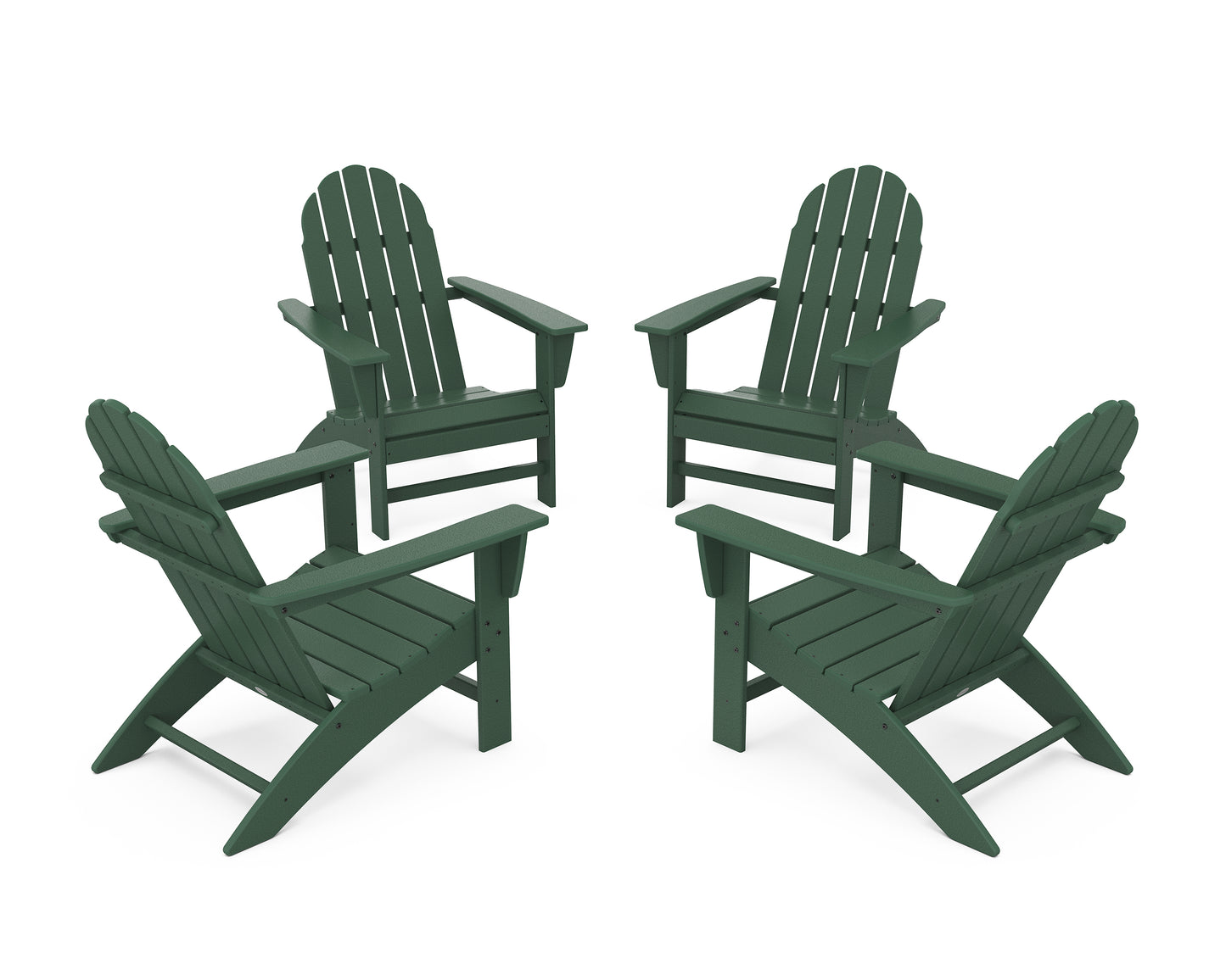 Vineyard 4-Piece Adirondack Conversation Set