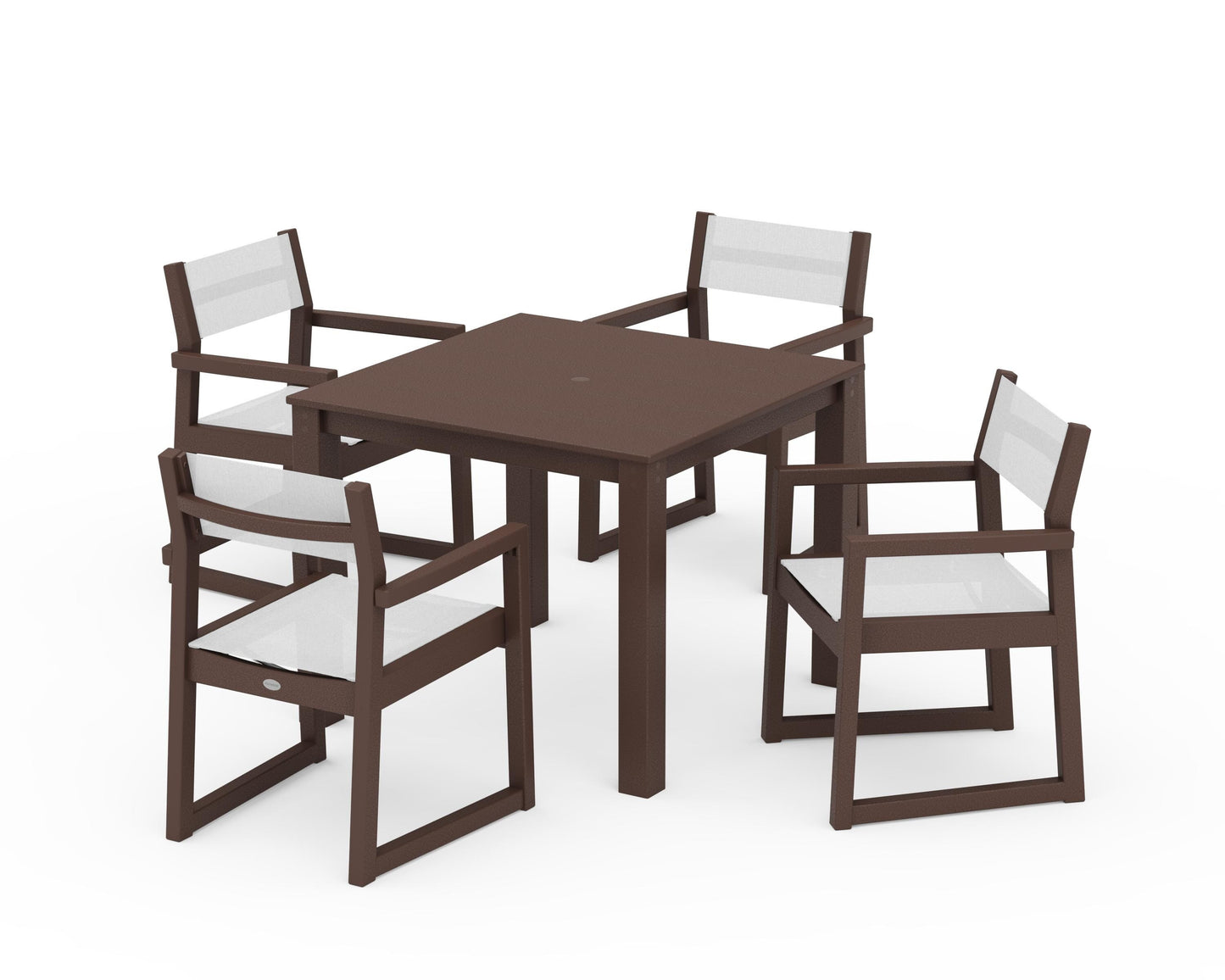 EDGE Sling Arm Chair 5-Piece Parsons Dining Set