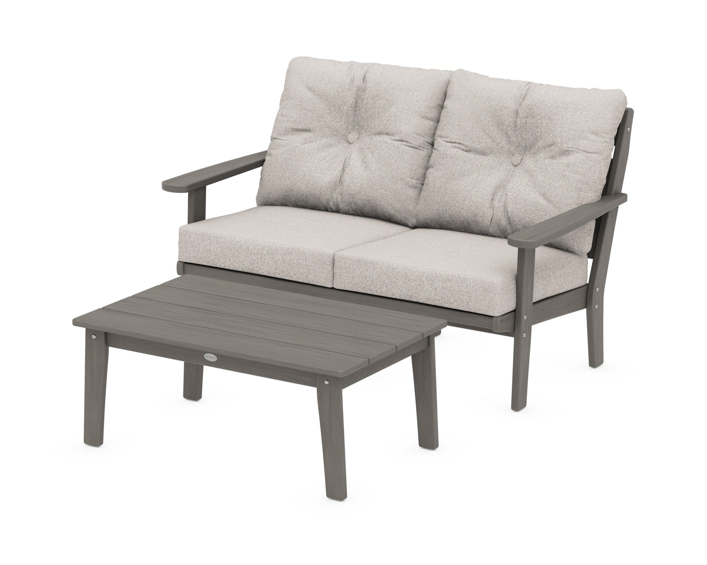 Lakeside 2-Piece Lounge Loveseat Set