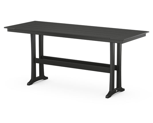 Farmhouse Trestle 38" x 96" Bar Table