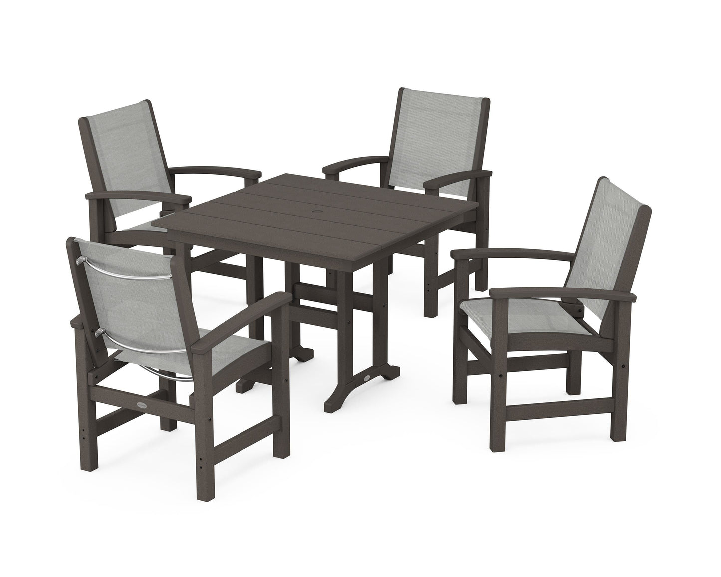 Coastal 5-Piece Farmhouse Dining Set