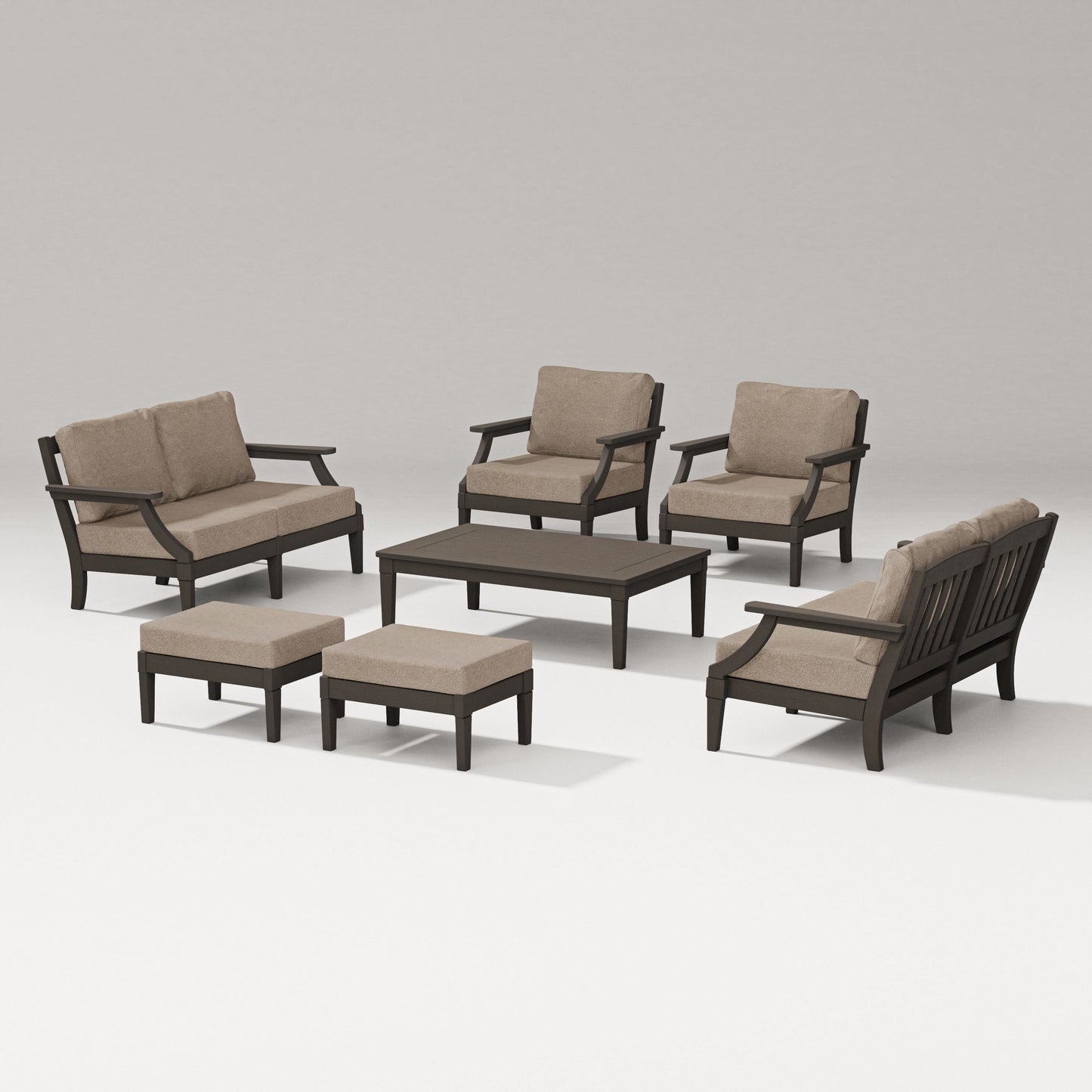 Estate 7-Piece Lounge Loveseat Set