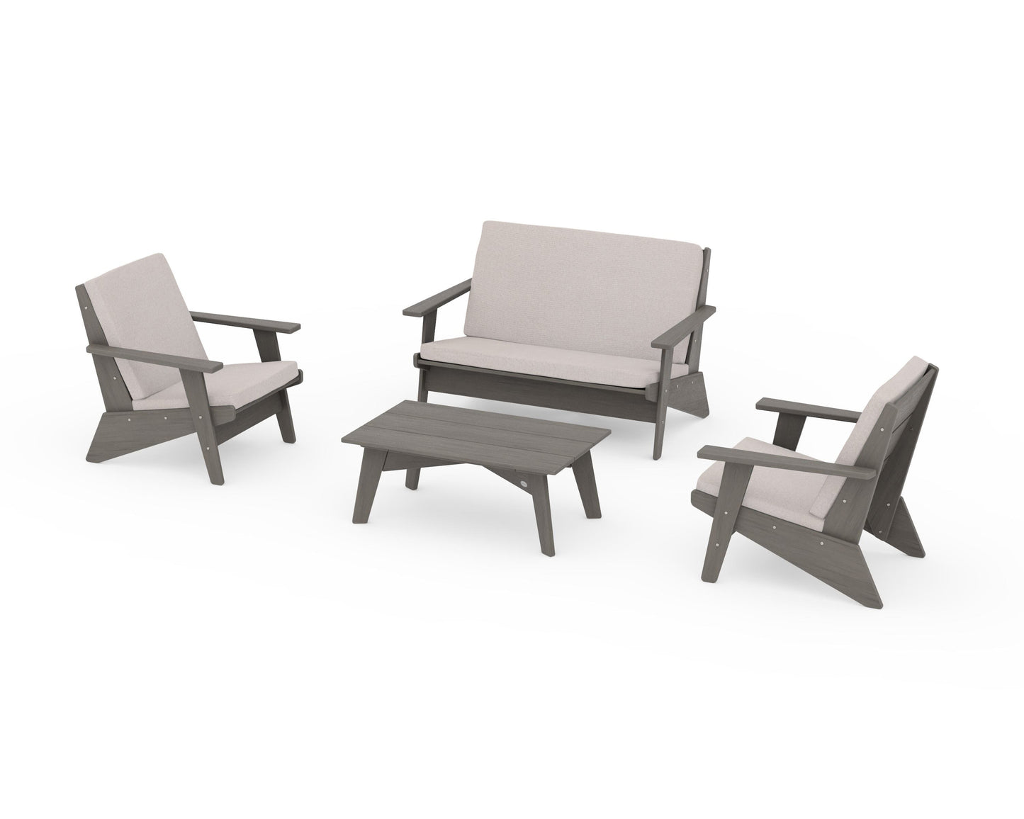 Riviera Modern Lounge 4-Piece Set
