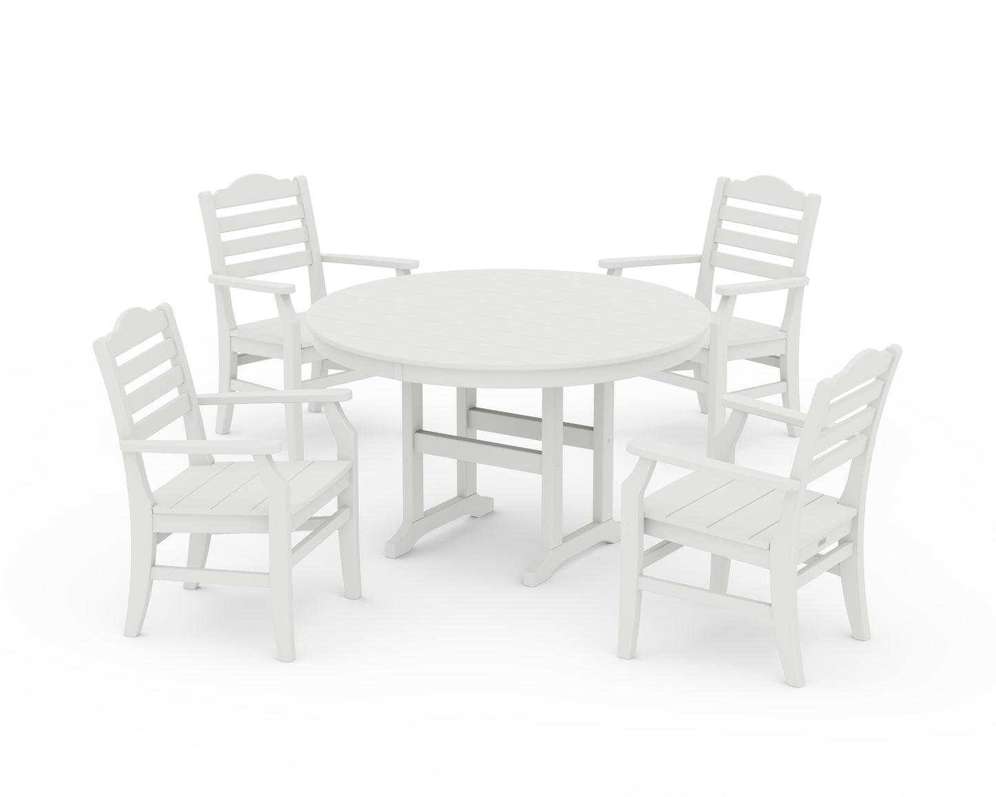 Savannah 5-Piece Round Farmhouse Dining Set