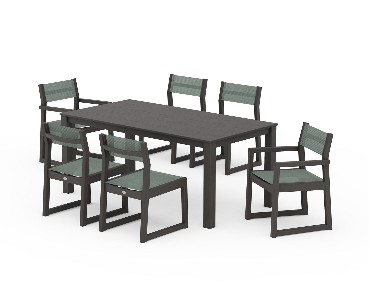 EDGE Sling 7-Piece Parsons Dining Set