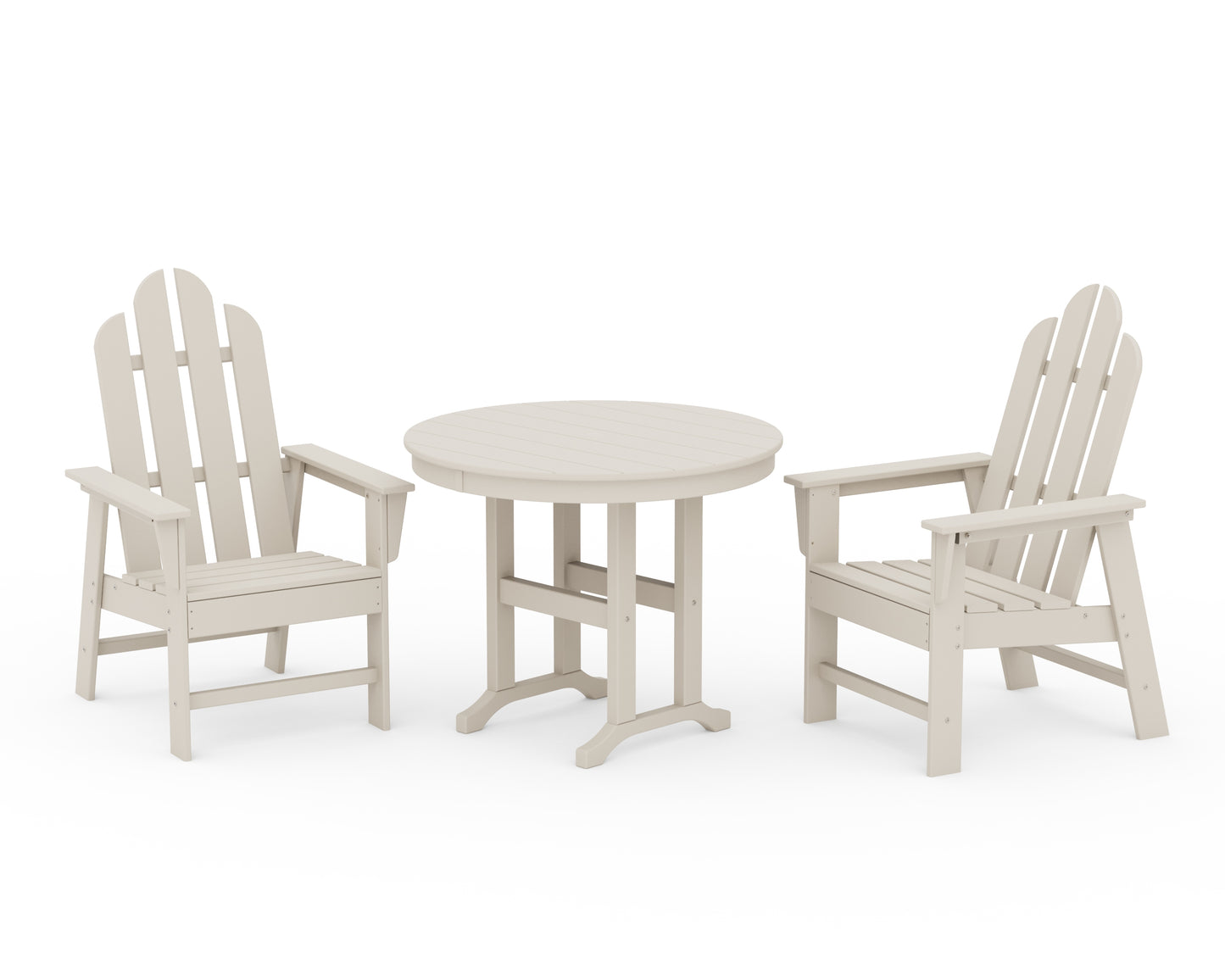 Long Island 3-Piece Round Dining Set