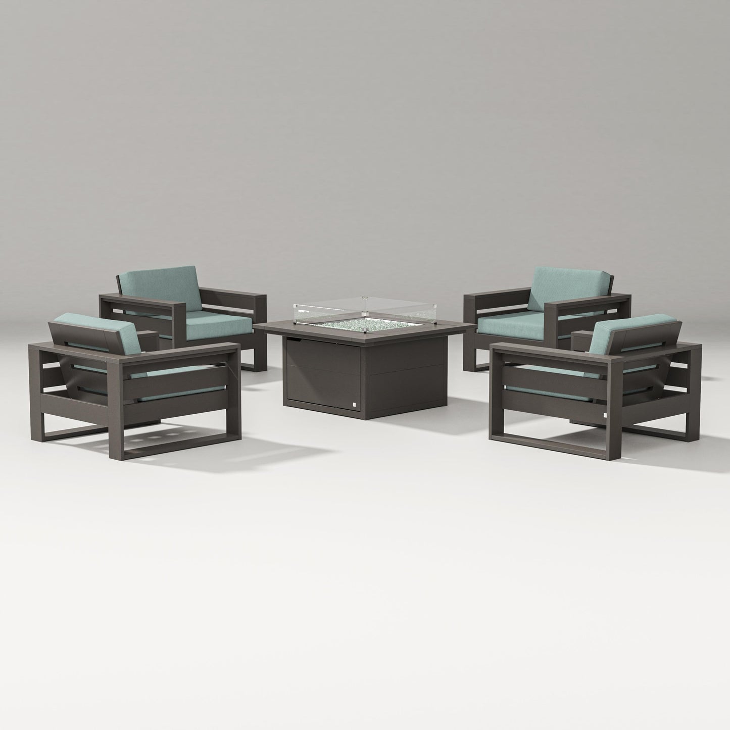 Latitude 5-Piece Lounge Fire Table Set