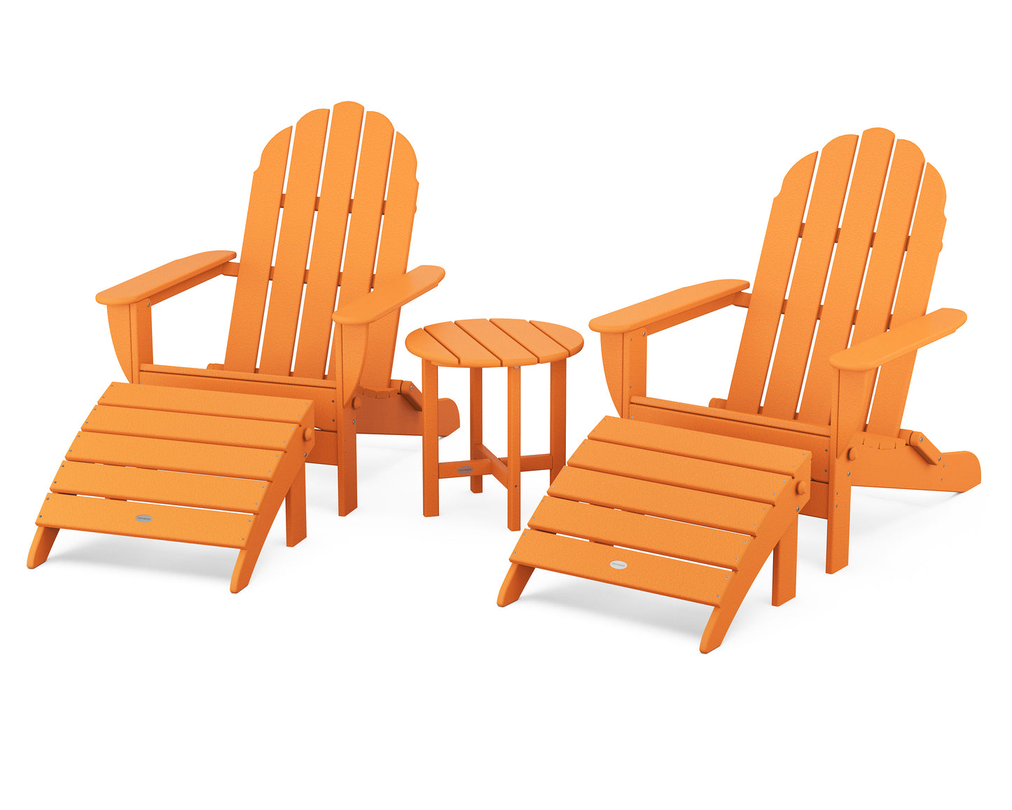 Classic Oversized Adirondack 5-Piece Casual Set