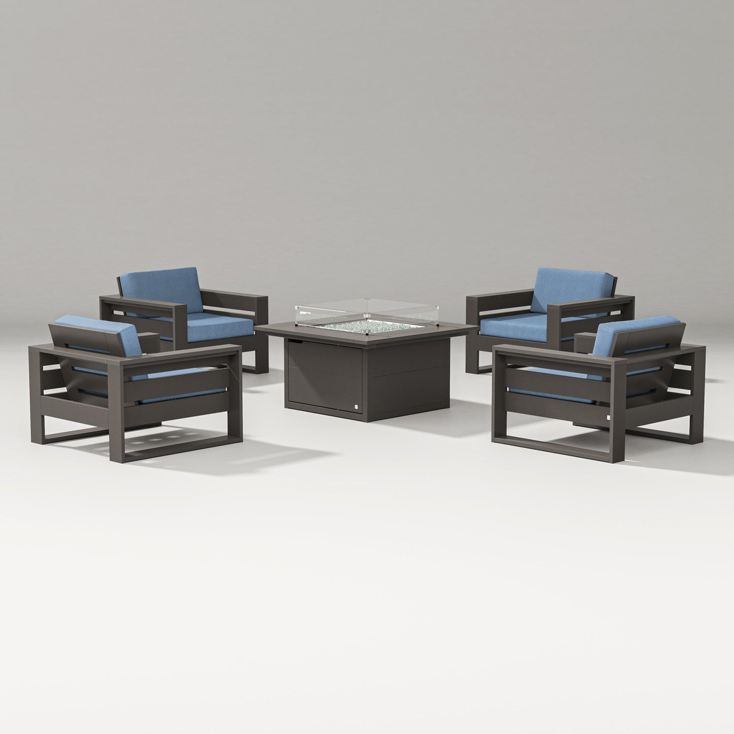 Latitude 5-Piece Lounge Fire Table Set