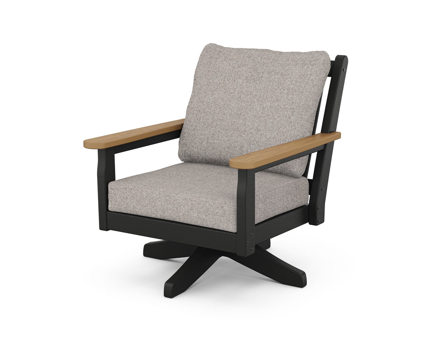 Chippendale Deep Seating Swivel Chair