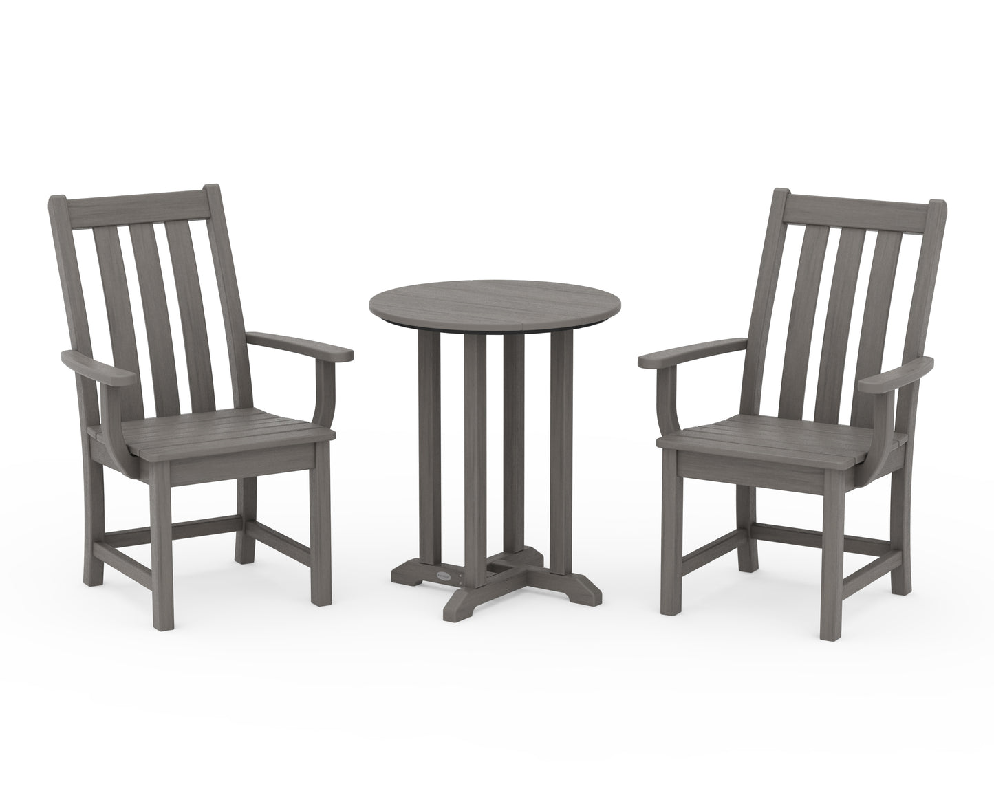 Vineyard 3-Piece Round Bistro Dining Set
