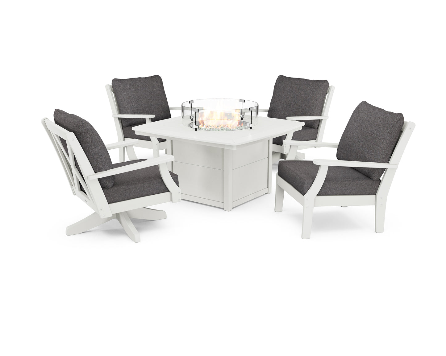 Braxton 5-Piece Deep Seating Set with Fire Table