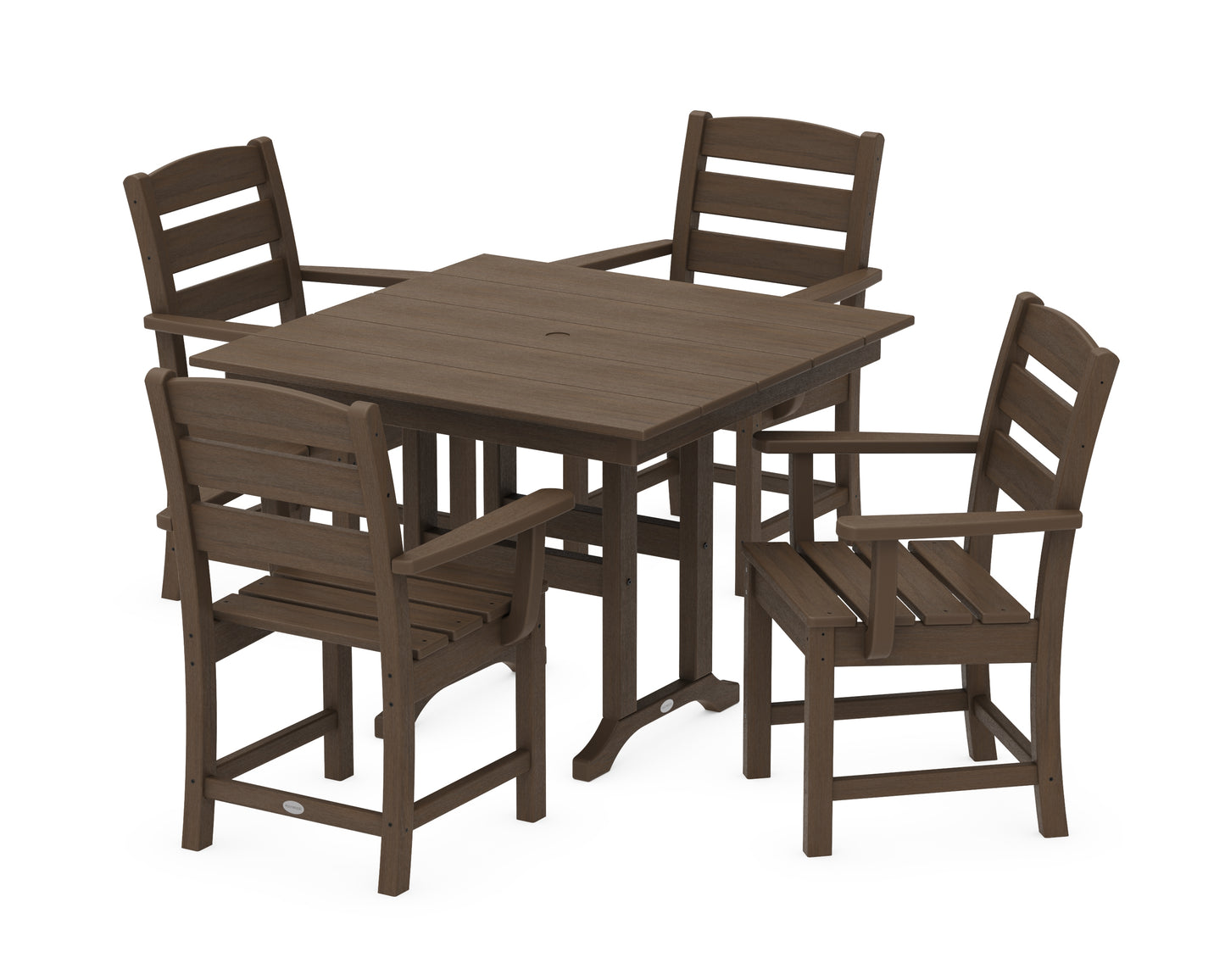 Lakeside 5-Piece Farmhouse Dining Set